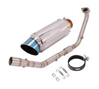 Sliding exhaust pipe Motorcycle Exhaust Pipe Modification Front Connecting Rod Pipe Muffler Suitable For Y&amaha XSR125 XSR 125 2020-2022 muffler(N-type)