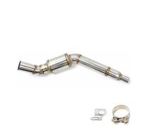 Sliding exhaust pipe Motorcycle Exhaust System Exhaust Pipe Modification Suitable 51mm For GPR125 GPR150 Gpr 125 150 muffler(Style 1)