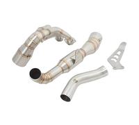 Sliding exhaust pipe Motorcycle Exhaust System Modified Front Connecting Rod Pipe Suitable For Y&amaha MT-09 MT09 FZ-09 XSR900 2021 2022 2023 muffler(Style 1)