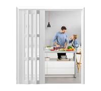 Sliding Folding Door for Kitchen, Living Room, Concertina Design, Fits Various Widths