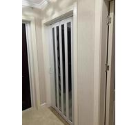 Sliding Folding Door Retractable Screen Partition Kit, Space Saving Solution for Doorways and Room Dividers