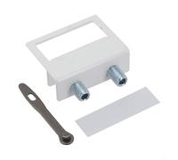 Sliding For Window Security Lock With Key And Iron Stopper For Limiting Opening Distance On Sliding Glass For Windows In Office Spaces(White)