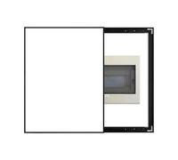 Sliding Fuse Box Cover Decorative Wall, Solid-colored Meter Box Cover, 12 16 20 24 in Wide, Electrical Breaker Panel Cover Plate Indoor(Style G,20x28in/50x70cm)