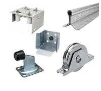 Sliding Gate Kit; IN-GROUND/Concrete-in Tracks, Stop, Guides, Internal Wheels