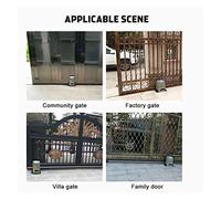 Sliding Gate Motor, 1200W 2000KG WiFi APP Control Automatic Electric Sliding Gate Motor Opener+Remote Control Release Key Security Kit for Home Security/Farm/Garage/Business(370W 800KG)