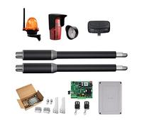 Sliding Gate Motor, 200KGS Automatic Dual Arms Electric Swing Door Gate Opener Operator Motor Actuator Closer Swing Gate Opener for Access Control for Driveway(KIT Q)