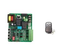 Sliding Gate Motor Circuit Board for AC Sliding Gate Opener with Slow Stop Automatic Closing Remote Control for Swing Gate，Sliding Door(PCB 2 Remote)