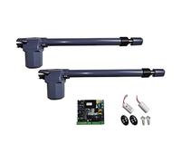 Sliding Gate Motor, Double Swing Gate Opener Automatic Swing Door Gate Linear Actuator 433mhz Controller Board for Home Security/Farm/Garage/Business