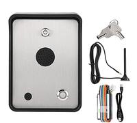 Sliding Gate Motor, GSM Audio Intercom for Single House Door and Gate Opener Access Controller AC / DC12V-24V Power Input for Home Safety Security(Type2)