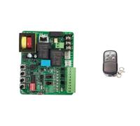 Sliding Gate Opener, 220V/110V Sliding Gate Motor Board with Slow Stop Automatic Closing 433MHz Remote Control and Mobile Board(PCB 8 Remote 220V)