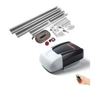 Sliding Gate Opener, Chain Drive Automatic Garage Door Motor 800N | Automatic Sliding Gate Opener, Fast Lift Chain Drive with Remote Control for Secure and Convenient Home Access