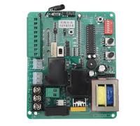 Sliding Gate Opener Control Board, Advanced Microcomputer Motor Controller with Adjustable Force Auto Stop Learning Function for Sliding Gates Electron Component 130 x 108mm 1 Pack
