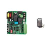 Sliding Gate Opener, Sliding Gate Motor Circuit Board with Slow Stop Automatic Closing 433MHZ Remote Control and Mobile PCB(PCB 3 Remote 220V)