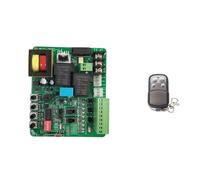 Sliding Gate Opener, Sliding Gate Motor Circuit Board with Slow Stop Automatic Closing 433MHZ Remote Control and Mobile PCB(PCB 4 Remote 220V)