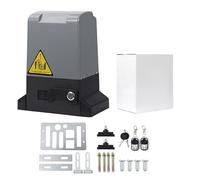 Sliding Gate Opener-Ultra Quiet Operation,Driveway Gate Operator,Hardened Steel Gear,Automatic Gate Motor with Auto Close Timer,Fits Private Metal Wood Sliding Fence Gates(550)