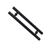 Sliding Glass Barn Door Handles2 Pack Adhesive HShaped Handles for Bathroom ReplacementSingle Side 500mm Hole Spacing Durable & Stylish Hardware.