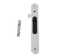 Sliding Glass Door Lock Modern Single Sided Hook Lock Smooth Opening Closing Safe Reliable for Sliding Doors Windows Stainless Steel Zinc Alloy 20x3cm