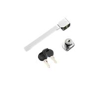 Sliding Glass Door Lock Sliding Glass Lock | 4-pack ratchet lock with chrome finish for display cases(Master Key)