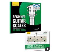 Sliding Guitar Scales Compass + Guitar Scale Book: Learn Major, Minor, Pentatonic & Blues Scales, Fretboard Scale Chart, Illustrated Theory Guide for Acoustic & Electric Guitar