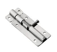 Sliding Latch Lock， Barrel Bolt Door Latch Sliding Barrel Latch Lock 110Mm Length Stainless Steel Slide Lock for Doors Windows Fences