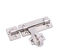 Sliding Latch Lock， Door Slide Latch Lock 4-8 Inch Gate Barrel Bolt Heavy Duty Solid Thicken Steel Door Lock More and Privacy(8in)