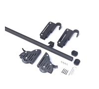 Sliding Library Ladder Hardware Kit - Complete Track System with Teles Upper Hook Roller & Floor Wheels with Brakes - 13.1ft/400cm Ideal for Loft Stairs & Bookshelves