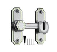 Sliding Lock Gate Latch,Safety Sliding Barn Door Lock - Gate Hardware Accessories for Wine Cabinet Garden Pet Cage Bathroom Fitting Room
