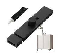 Sliding Lock - Interior Door Aluminium | Wear-resistant DooÀ Lаtch Side Ločk Latc Doór ock for doors drawers gates furniture