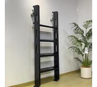 Sliding Loft Ladder, Attic Step Staircase with Anti-Slip Design, Wooden Bunk Bed Access for College Dorms, 8 Steps, Convenient and Durable (7.7ft/2.34m)