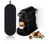 Sliding Mat for Nespresso De’Longhi Inissia Espresso Machine, Smooth Glide with Anti-Slip Base, with Hanging Strap, Clean Easily, Protects Kitchen Countertop, Sturdy Mat for Nespresso De’Longhi EN 80
