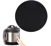Sliding Mats for Ninja Foodi and Instant Pot,Kitchen Appliance Sliding Round Mats,Slide Mats for Moving Small Appliances Coffee Makers, Pressure Cooker,Air Fryer, (Rubber, 15 inch Diameter)