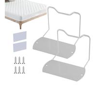 Sliding Mattress Stoppers - Twin Pack Latch Bars, Sliding Mattress Stopper, Adjustable Fit Anti-Motion, Easy to Use Snap Design - Safety Tool for Your Knowledge