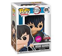Sliding Monkey Funko Pop! Animation: Demon Slayer - Inosuke Hashibira Special Edition Flocked Chase 875 - Exclusive 3 Piece Bundle Heavy Duty Sorter and Pop Protector, Standard (SM-875C)