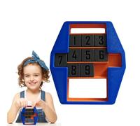 Sliding Number Jigsaw - Challenging Numbers Puzzle Brain Teaser Toy | Portable Mathematical Learning Tool for Logical Thinking Math Skills Problem Solving