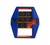 Sliding Number Jigsaw, Mathematical Puzzle Board,11x10x2cm, Number Sliding Puzzle Toy, Logic Brain Teaser Game, Smooth Tile Movement Structure, For Classroom Travel Problem Solving Play
