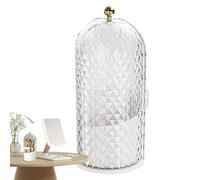Sliding Opening Brushes Container Large Capacity Lidded Makeup Organizer