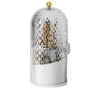 Sliding Opening Brushes Container - Waterproof Cosmetic Display Cases - Large Capacity Lid-Enclosed Makeup Brush Organizer