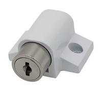 Sliding Patio Door Locks. Security Bolt / Catch for Windows or Doors - White
