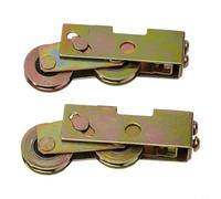 Sliding Patio Door Roller Wheels Pair Tandem Type for Aluminium UPVC Timber Sliding Doors 32mm Diameter Heavy Duty Replacement