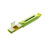 Sliding Pills Organizers Portable 3 Compartment Sealed Proof Medicine Storage Box with Cover for Travel Daily Use Sliding Medicine Box