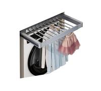 Sliding PullOut Drying Rack Above Washer Hidden Linen Drying RackRail Ideal for Closets and Laundry Rooms (7686cm)
