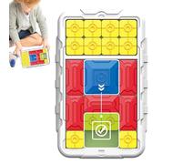 Sliding Puzzle - 500-Level Magnetic Fidget Toy, Sensory Educational Brain Teaser Game, Interactive Logic Challenge for Kids Family Road Trip Outdoor Indoor Party, Learning Toy, Multicolor