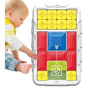 Sliding Puzzle 7.7 Inch ABS Magnetic Blocks Board 500 Level Puzzle Logic Challenge Sliding Puzzle Sensory Toy | Road Trips Tables Family Indoor Playrooms