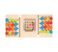 Sliding Puzzle, Educational Game with Beads for Shaking - Wooden Sliding Puzzle with Colour Assignment - For And Girls For Travel At Home Children's Room Nursery Birthday Children's Day Christmas