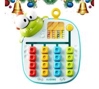 Sliding Puzzle Four-Color Early Education Logic Training Toy | Cartoon Animal Design Color Matching Game for Boys Girls Youth Home Classroom Travel Road Trip Birthday Family Gathering