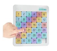Sliding Puzzle - Magnetic Sliding Brain Game 6 x 6 for the Brain, Numeric Scrolling Puzzle Game - for Adults and Children, Travel, Road Trips, Birthdays, Classes, Party