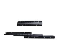 Sliding Rail for Side-Mounted Cabinet Hidden Bed Rail for 3-Step Stairs Shoe Rack Rail Silent Drawer System (40cm-70cm)