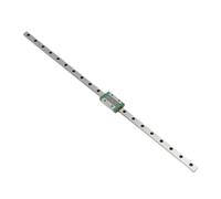 Sliding Rail Linear Bearing Slider 1pcs MGW9C Carriage Slider Block + 1pcs MGW9 Miniature Square Linear Rail Guide 200-500mm(500mm)