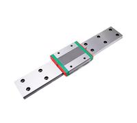 Sliding Rail Linear Bearing Slider 1pcs MGW9C Linear Guide Slider Block+ MGW9 100-1000mm Miniature Rail Use for 3D Printer(100mm)