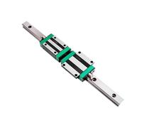 Sliding rail linear bearing slider 2pc HGR20 Square Linear Guide Rail And 4pcs HGW20CC Flang Slide Block(100mm)